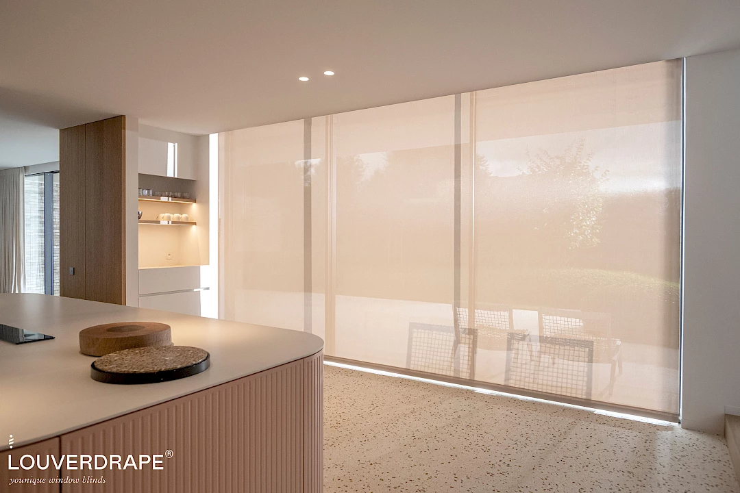 rolgordijn transparant keuken